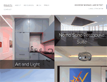 Tablet Screenshot of andrewmikhael.com